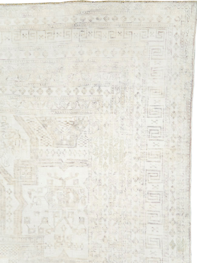 Vintage Cotton Agra Carpet, No.17643 - Staging