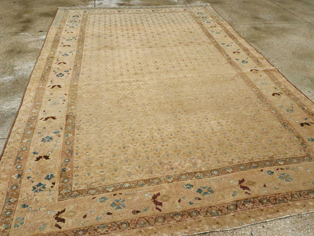 Antique Persian Tabriz Rug, No.17653 - Staging
