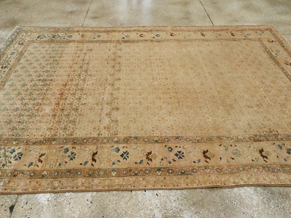 Antique Persian Tabriz Rug, No.17653 - Staging