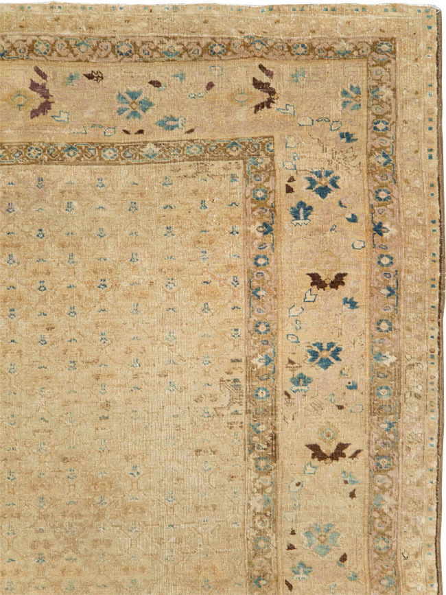 Antique Persian Tabriz Rug, No.17653 - Staging