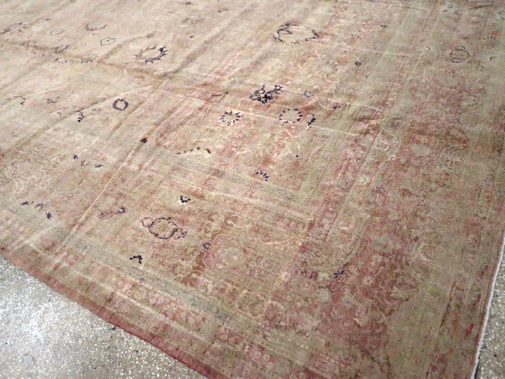 Vintage Turkish Sivas Carpet, No.17654 - Staging