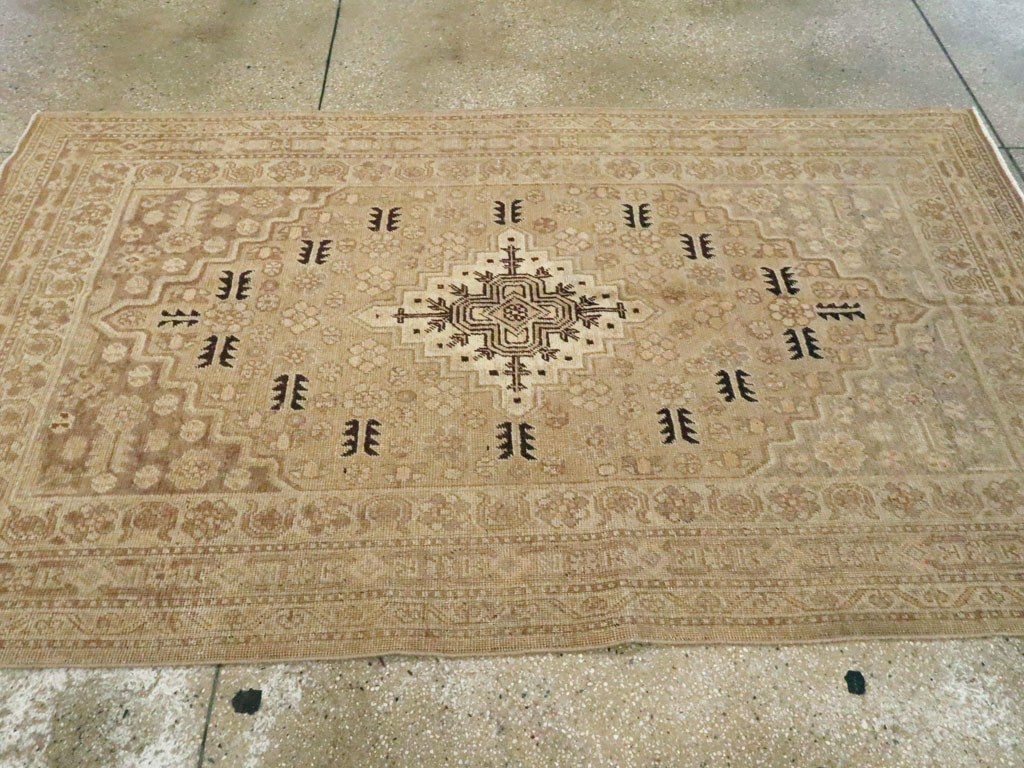 Vintage East Turkestan Khotan Rug, No.17659 - Staging