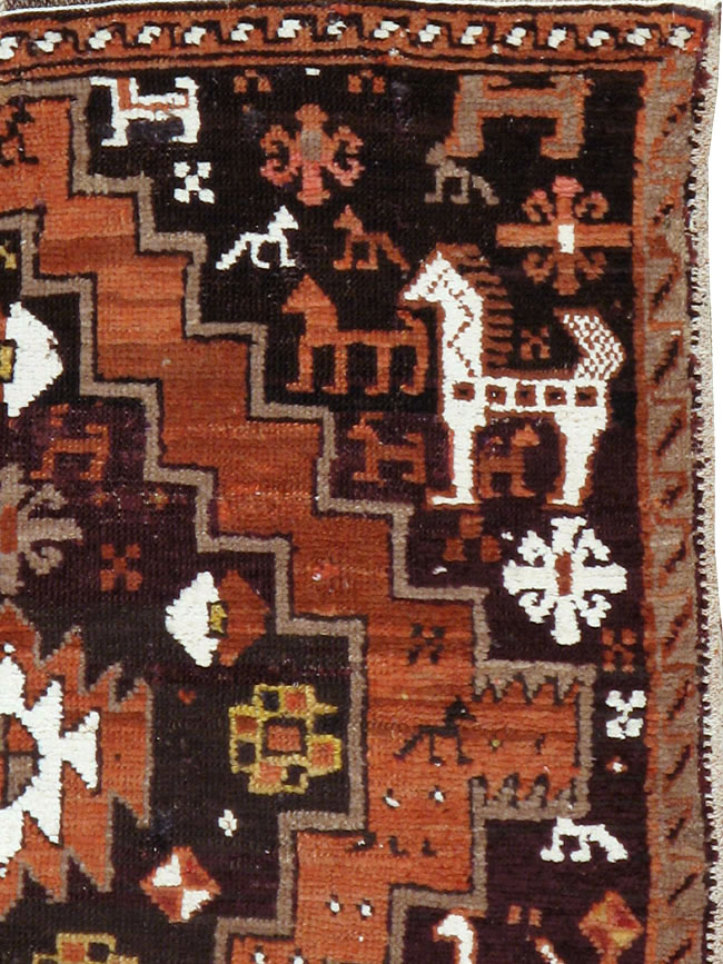 Antique Turkish Anatolian Rug, No.17661 - Staging
