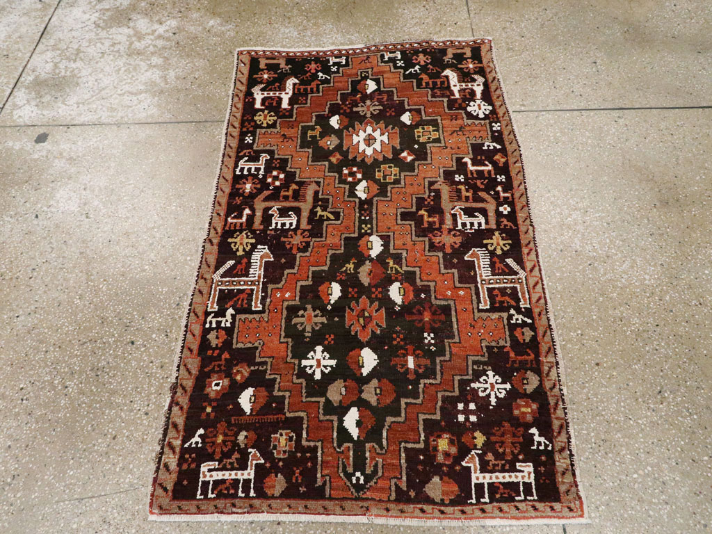 Antique Turkish Anatolian Rug, No.17661 - Staging