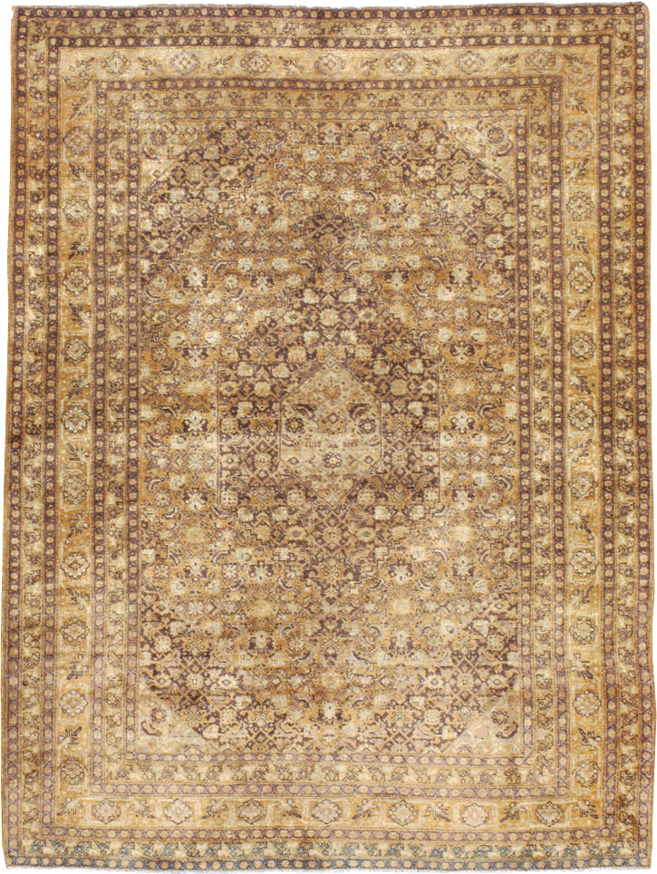 Antique Persian Tabriz Rug, No.17664 - Staging