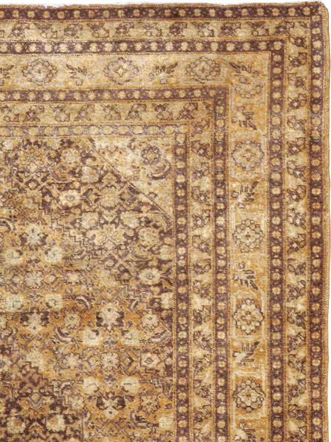 Antique Persian Tabriz Rug, No.17664 - Staging