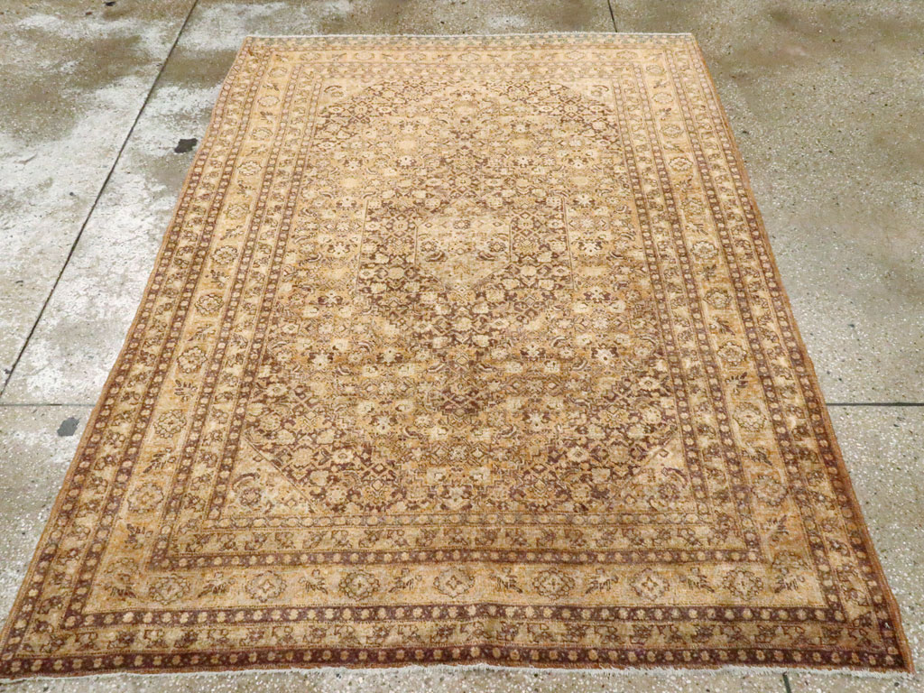 Antique Persian Tabriz Rug, No.17664 - Staging