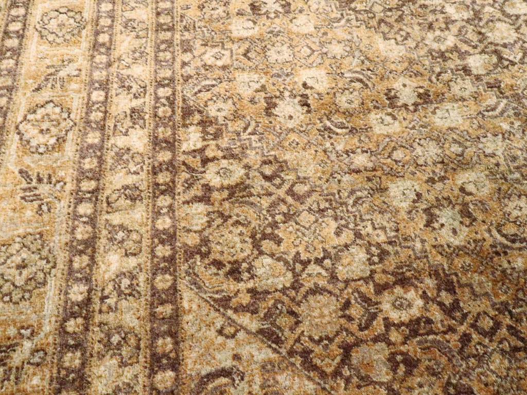 Antique Persian Tabriz Rug, No.17664 - Staging