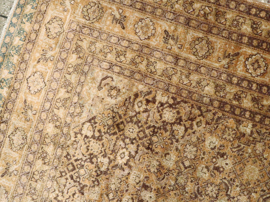 Antique Persian Tabriz Rug, No.17664 - Staging