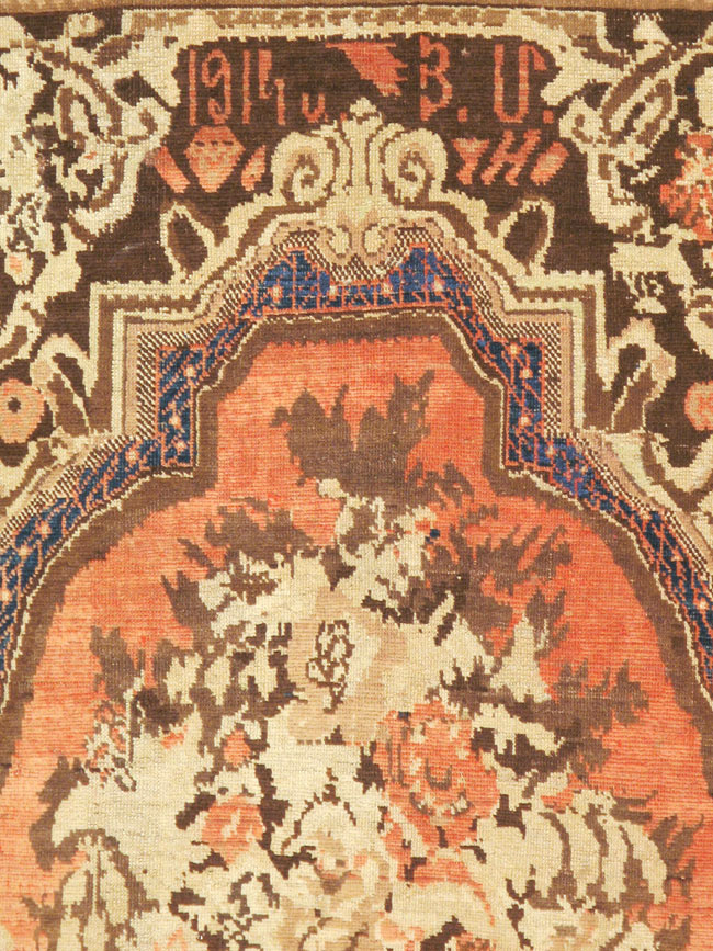 Antique Caucasian Karabagh Rug, No.17669 - Staging