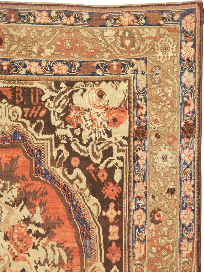 Antique Caucasian Karabagh Rug, No.17669 - Staging
