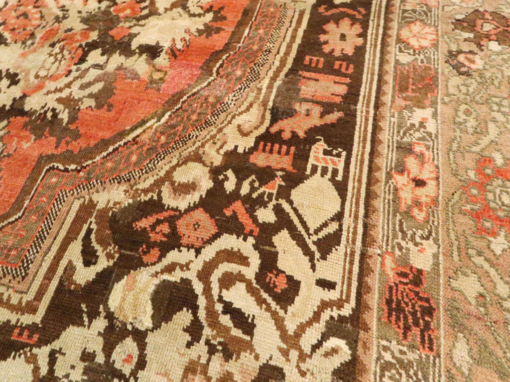 Antique Caucasian Karabagh Rug, No.17669 - Staging