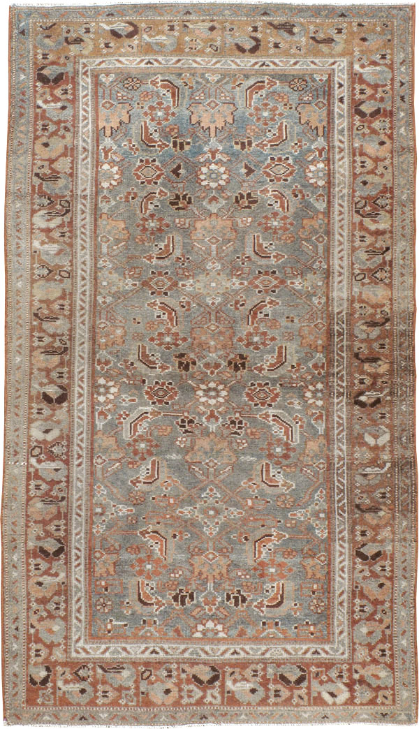Vintage Persian Malayer Rug, No.17673 - Staging