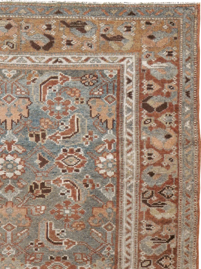 Vintage Persian Malayer Rug, No.17673 - Staging