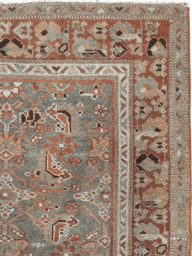 Vintage Persian Malayer Rug, No.17673 - Staging