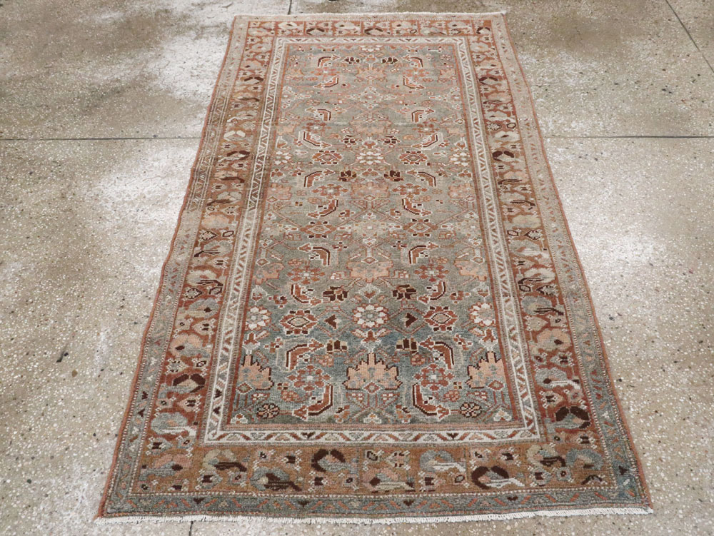 Vintage Persian Malayer Rug, No.17673 - Staging