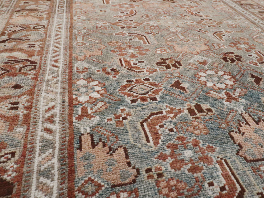 Vintage Persian Malayer Rug, No.17673 - Staging