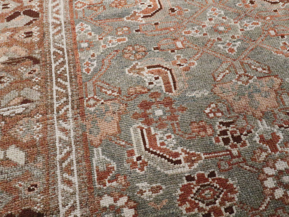 Vintage Persian Malayer Rug, No.17673 - Staging