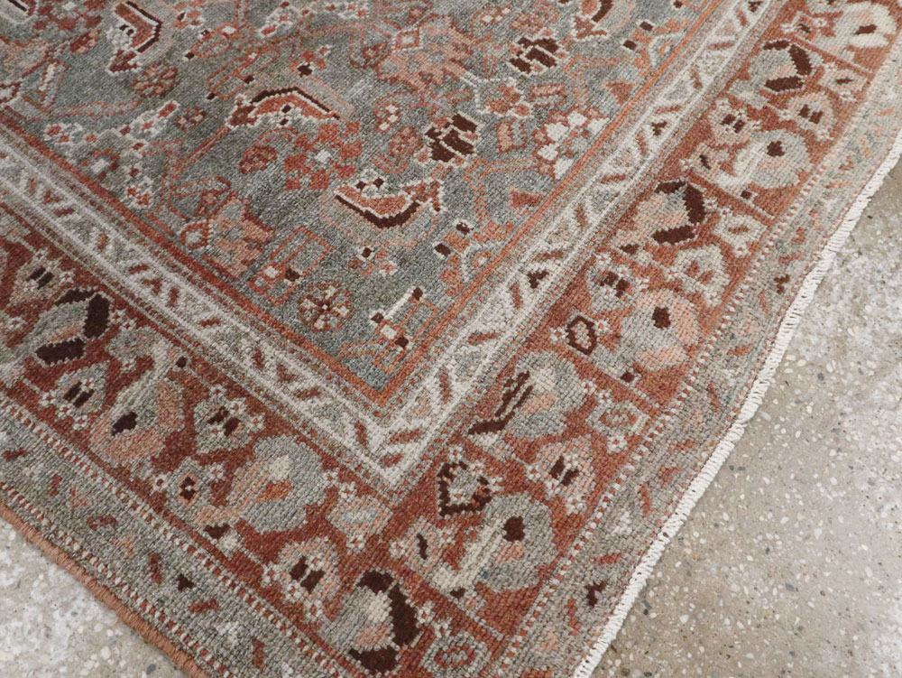 Vintage Persian Malayer Rug, No.17673 - Staging