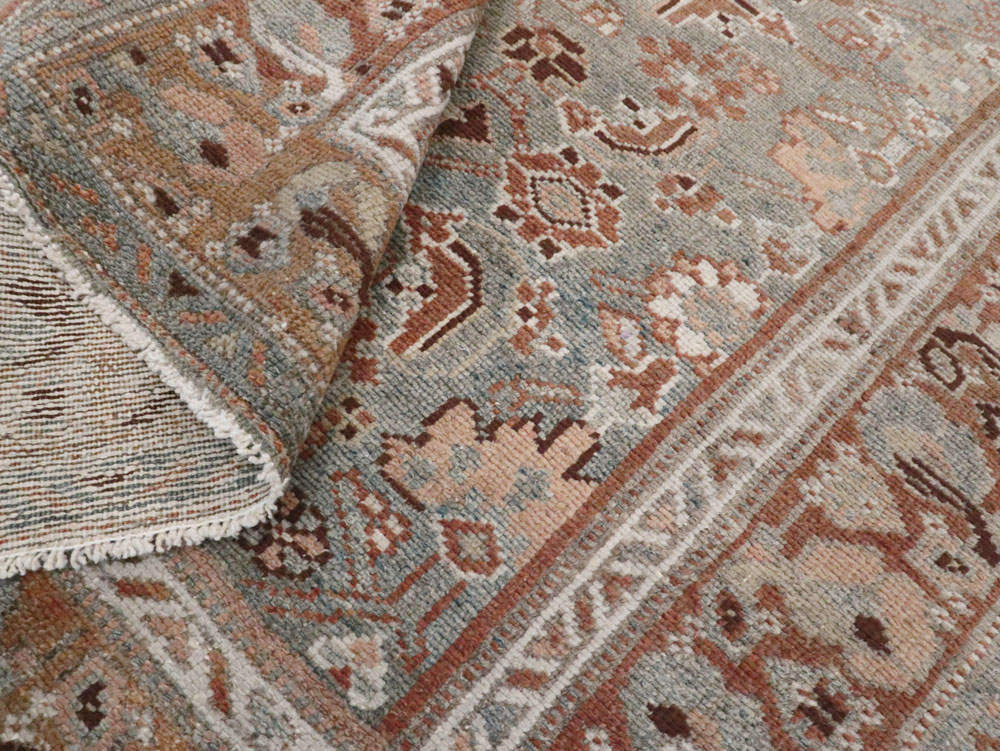 Vintage Persian Malayer Rug, No.17673 - Staging