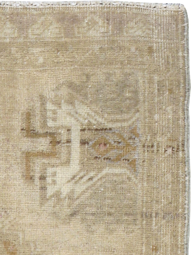 Antique Turkish Oushak Rug, No.17682 - Staging