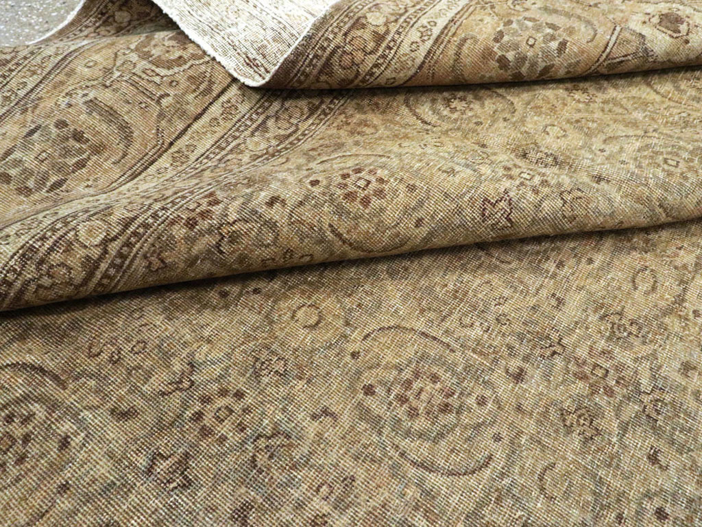 Antique Persian Tabriz Carpet, No.17717 - Staging