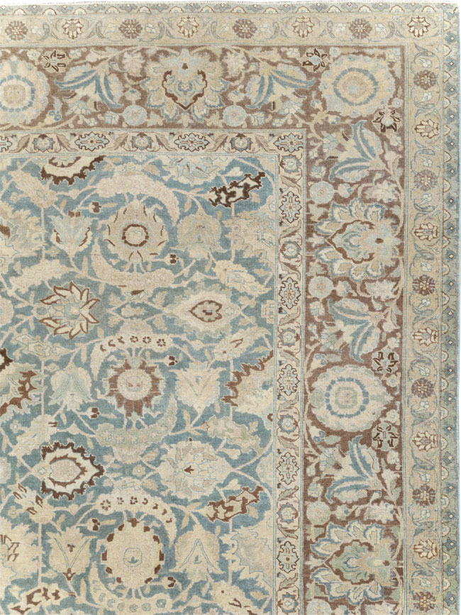 Antique Persian Tabriz Carpet, No.17733 - Staging