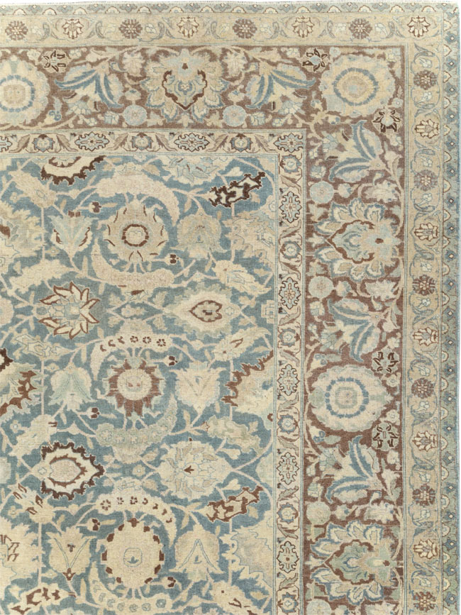 Antique Persian Tabriz Carpet, No.17733 - Staging