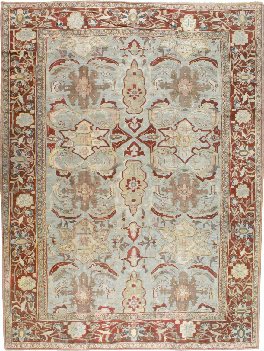Antique Persian Mahal Carpet, No.17742 - Staging