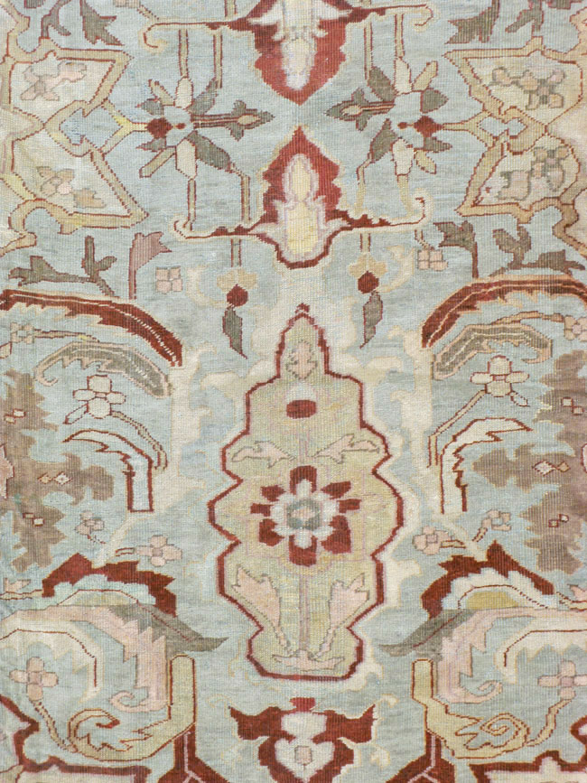 Antique Persian Mahal Carpet, No.17742 - Staging