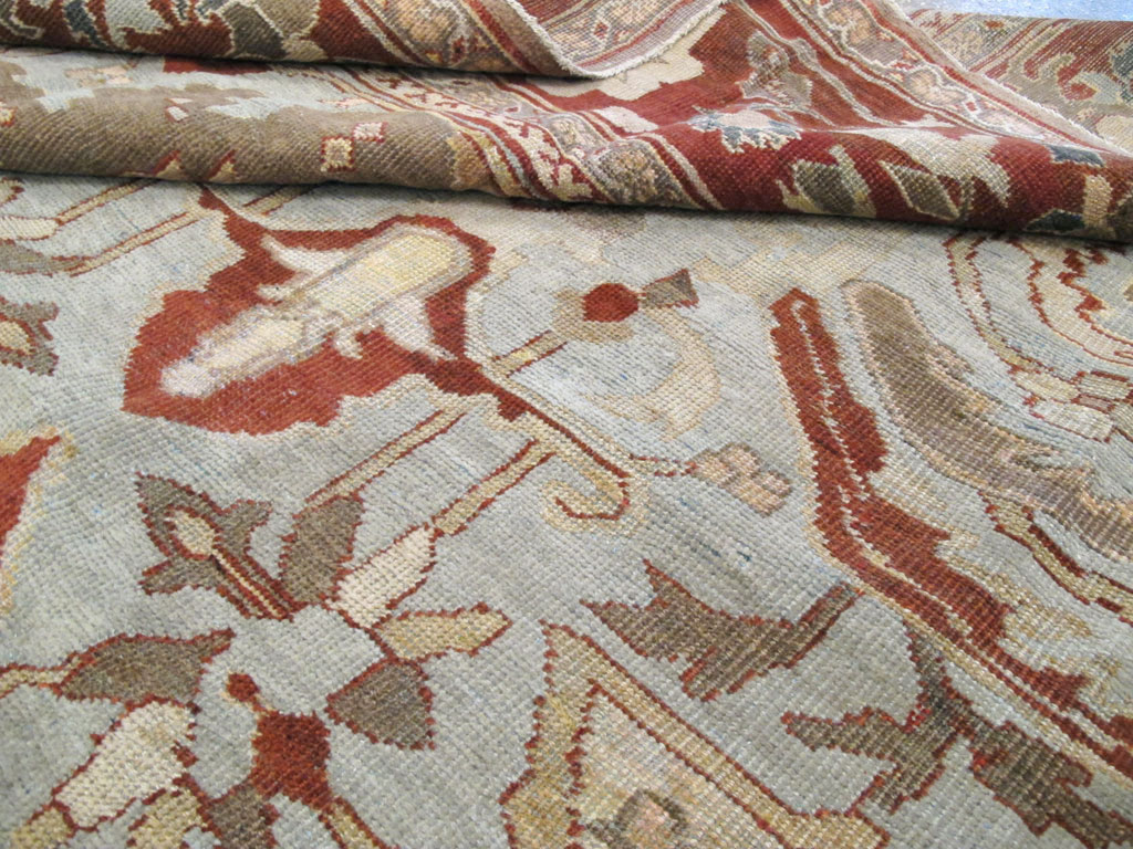 Antique Persian Mahal Carpet, No.17742 - Staging