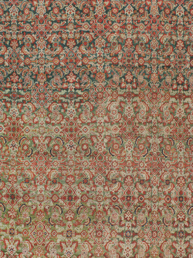 Antique Persian Mahal Carpet, No.17743 - Staging