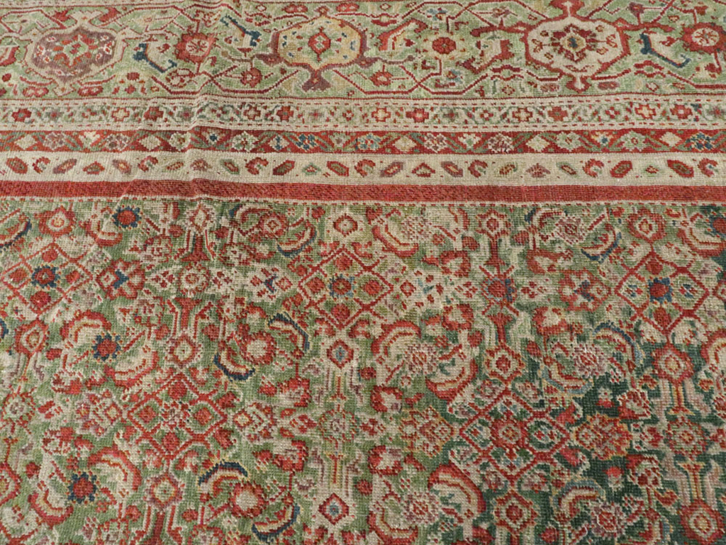 Antique Persian Mahal Carpet, No.17743 - Staging
