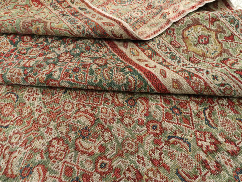 Antique Persian Mahal Carpet, No.17743 - Staging