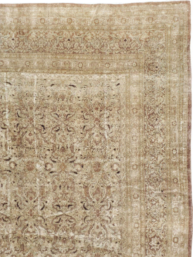 Antique Persian Mashad Carpet, No.17746 - Staging