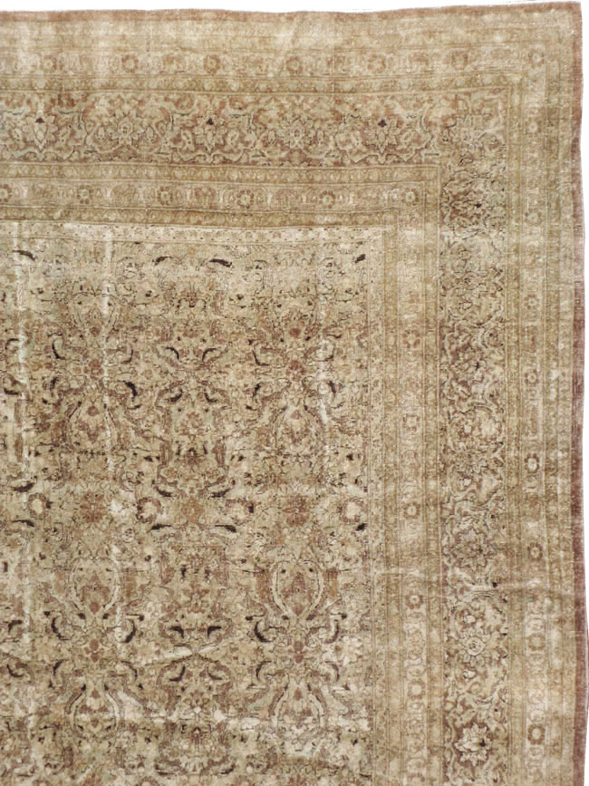 Antique Persian Mashad Carpet, No.17746 - Staging