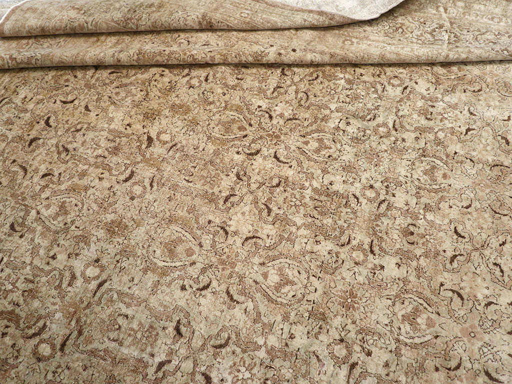 Antique Persian Mashad Carpet, No.17746 - Staging