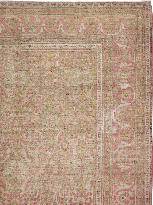 Antique Persian Khorossan Long Rug, No.17756 - Staging