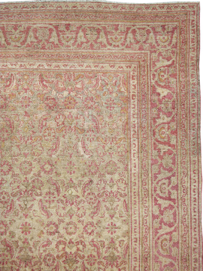 Antique Persian Khorossan Long Rug, No.17756 - Staging