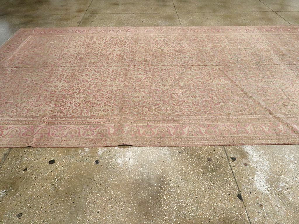 Antique Persian Khorossan Long Rug, No.17756 - Staging