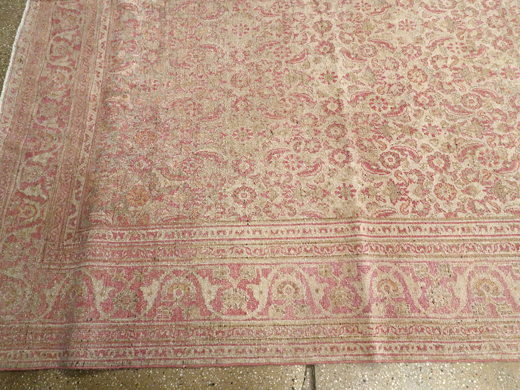 Antique Persian Khorossan Long Rug, No.17756 - Staging