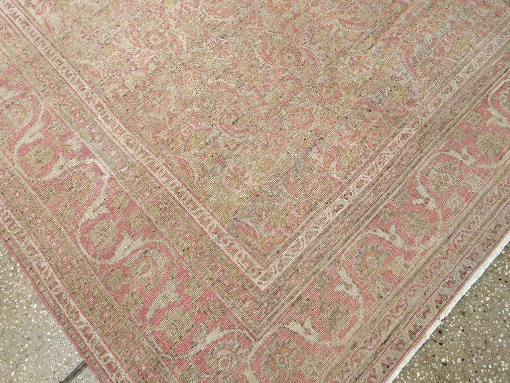 Antique Persian Khorossan Long Rug, No.17756 - Staging