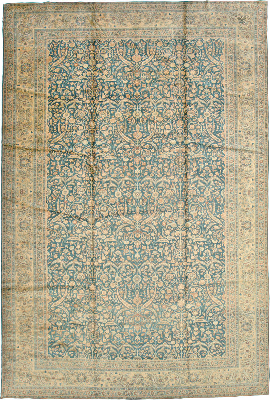 Antique Persian Tabriz Carpet, No.17758 - Staging
