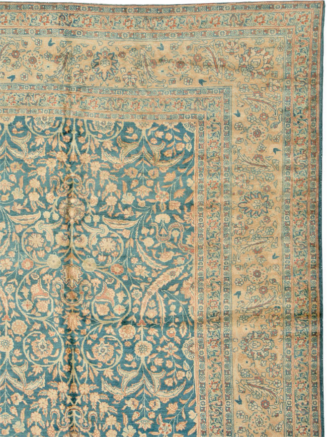Antique Persian Tabriz Carpet, No.17758 - Staging