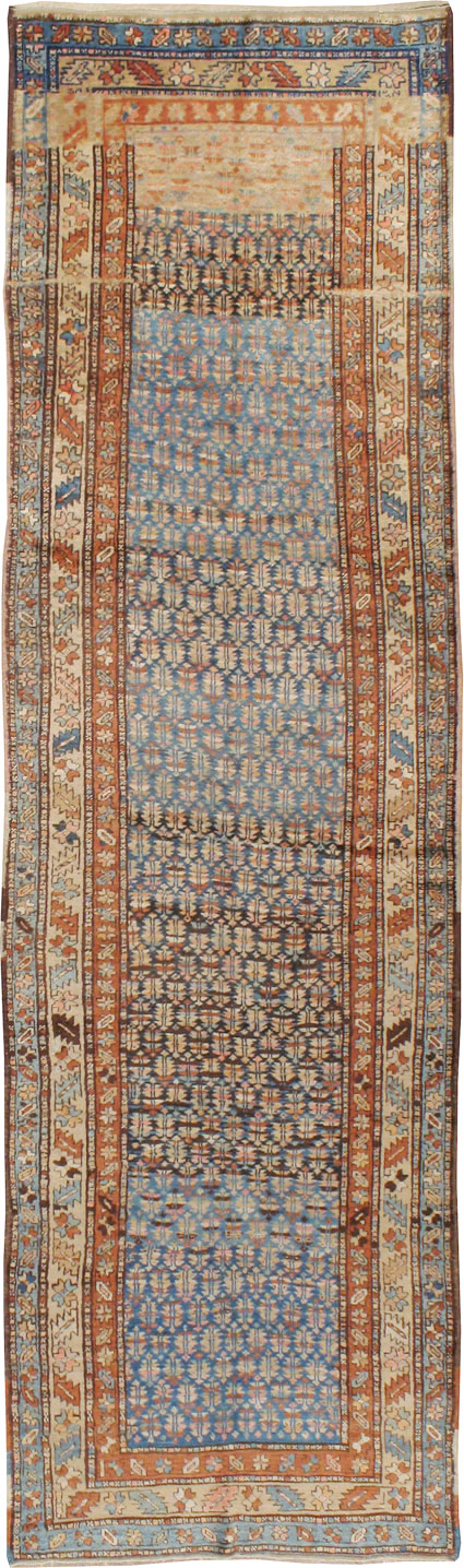 Vintage Persian Kurdish Runner, No.17760 - Staging