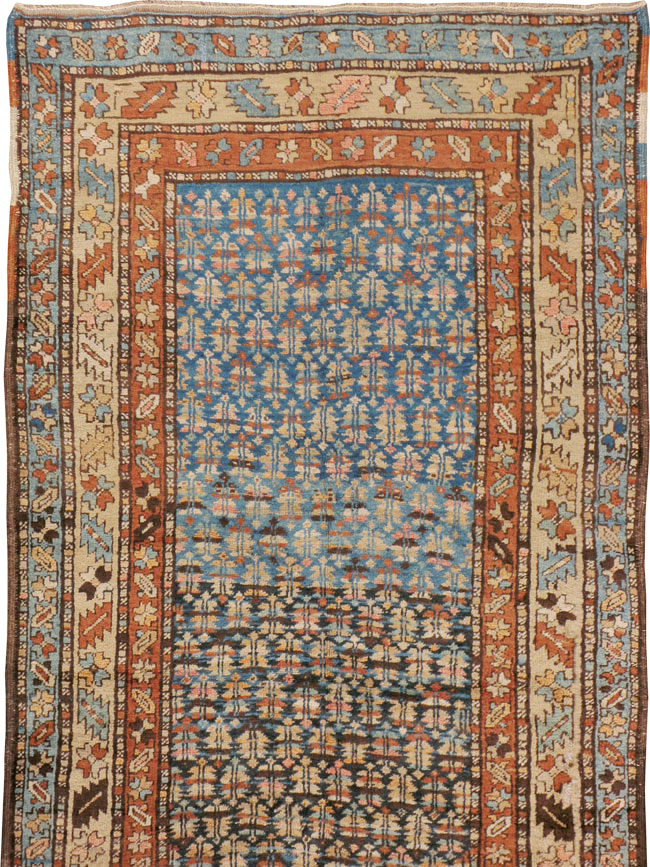 Vintage Persian Kurdish Runner, No.17760 - Staging