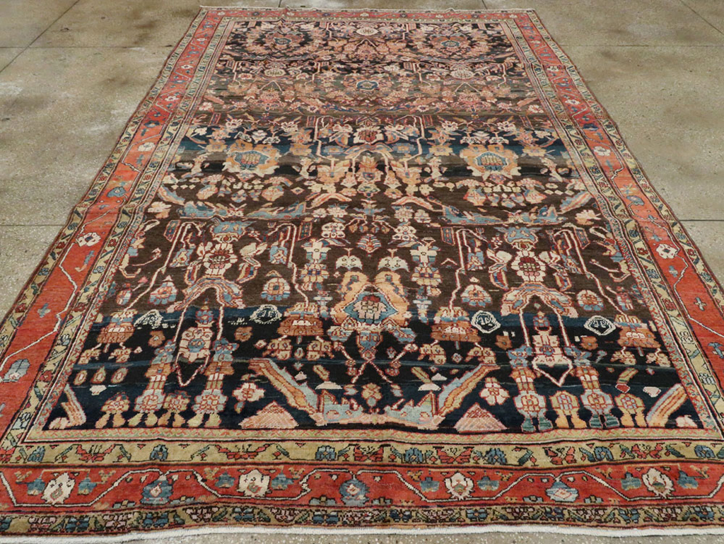 Antique Persian Mahal Carpet, No.17776 - Staging