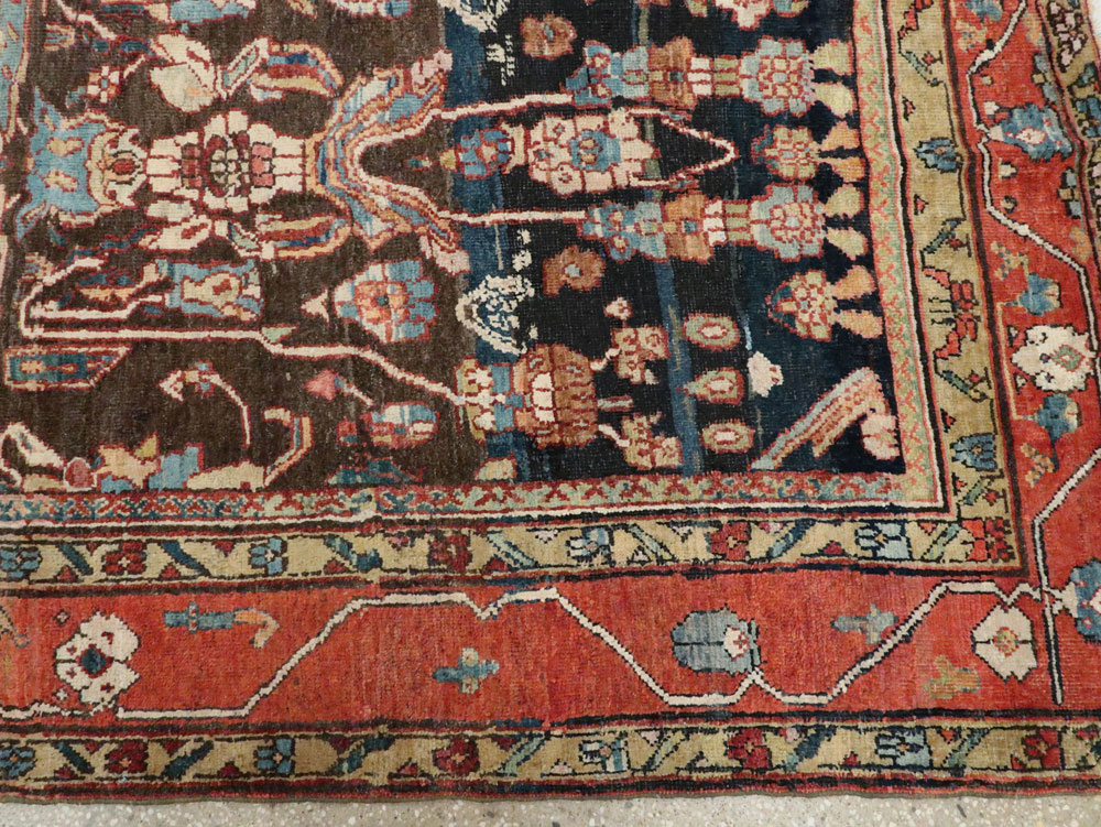 Antique Persian Mahal Carpet, No.17776 - Staging