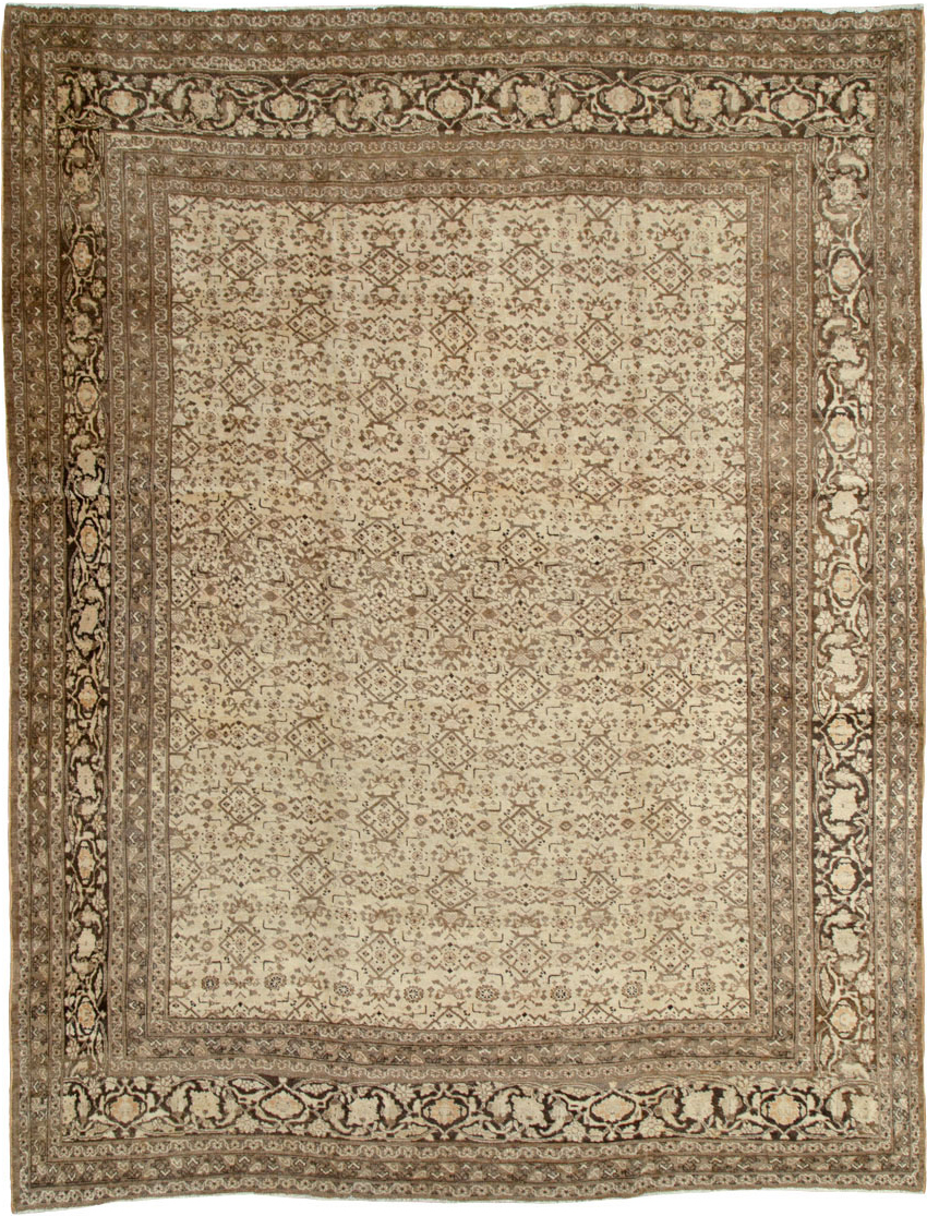 Antique Persian Tabriz Carpet, No.17777 - Staging