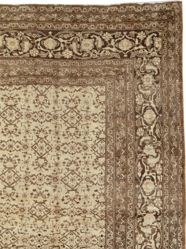 Antique Persian Tabriz Carpet, No.17777 - Staging